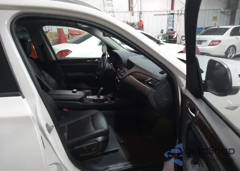 2017 BMW X3 xDrive28I из США, поврежденный, VIN 5UXWX9C38H0W69417